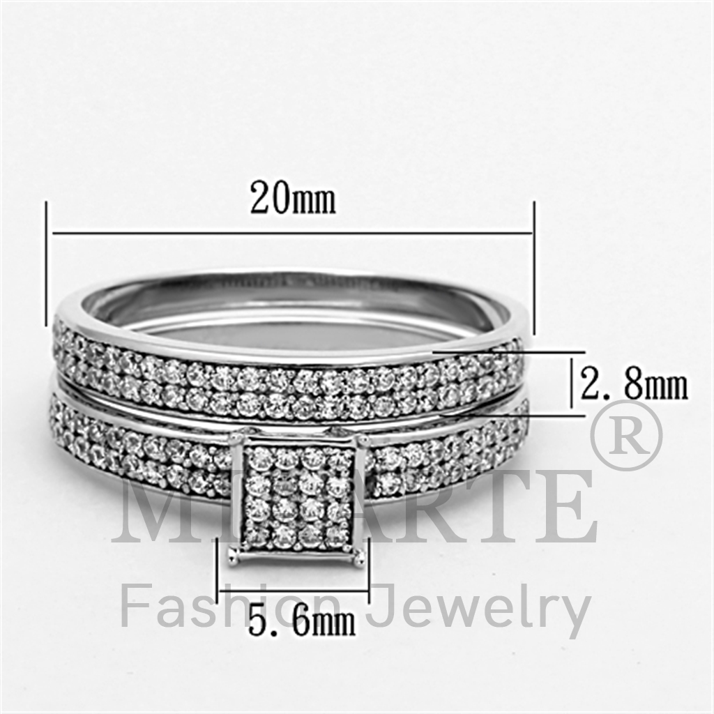 Sterling SilverAAA Grade CZRing