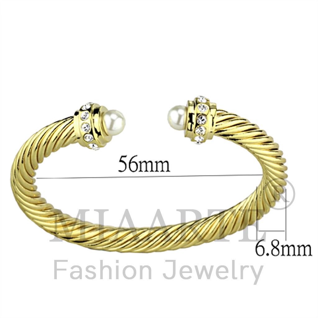 GoldPearlBangle