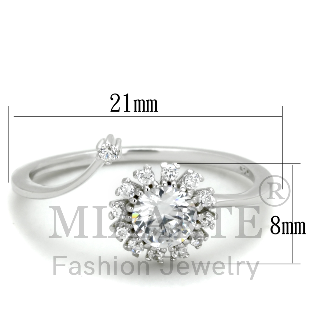 Sterling SilverAAA Grade CZRing