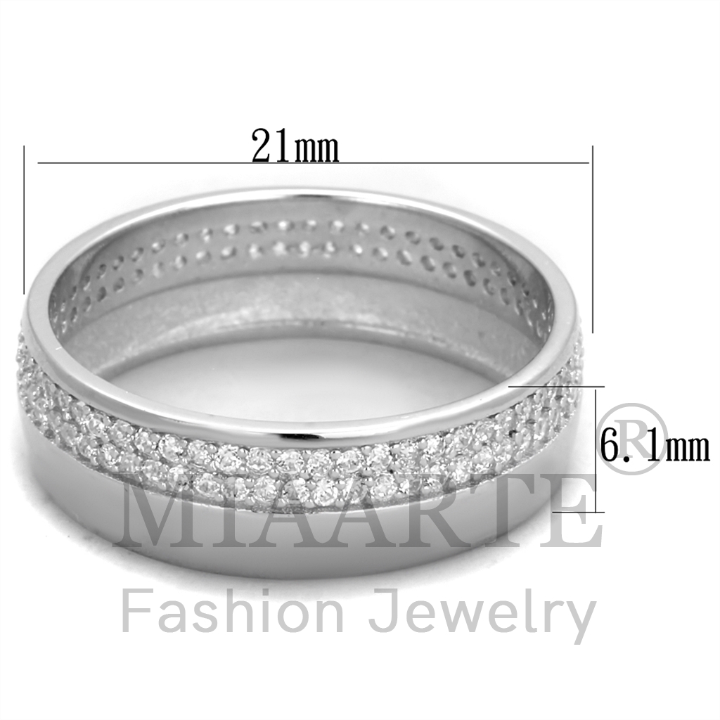 Sterling SilverAAA Grade CZRing