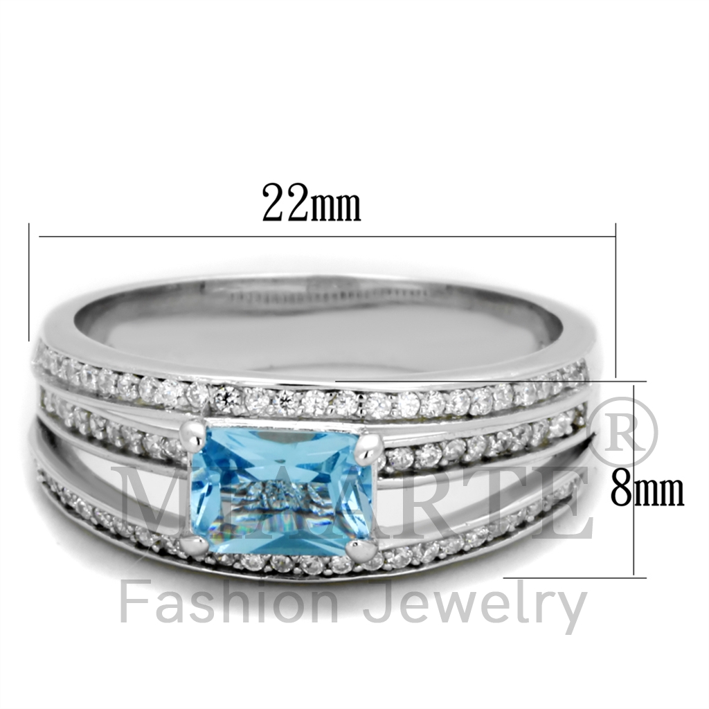 Sterling SilverSynthetic GlassRing