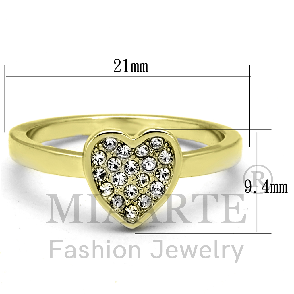 Flash GoldTop Grade CrystalRing