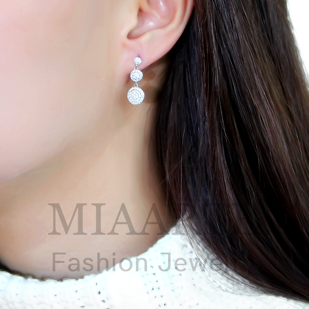 Sterling SilverAAA Grade CZEarrings