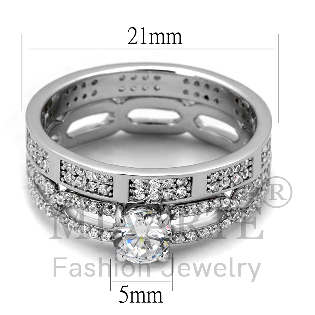 Sterling SilverAAA Grade CZRing