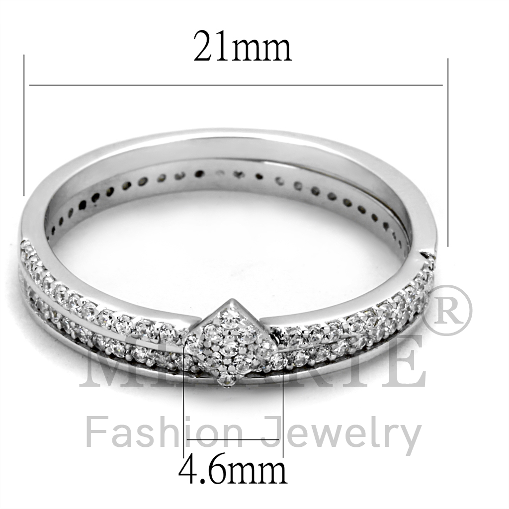 Sterling SilverAAA Grade CZRing