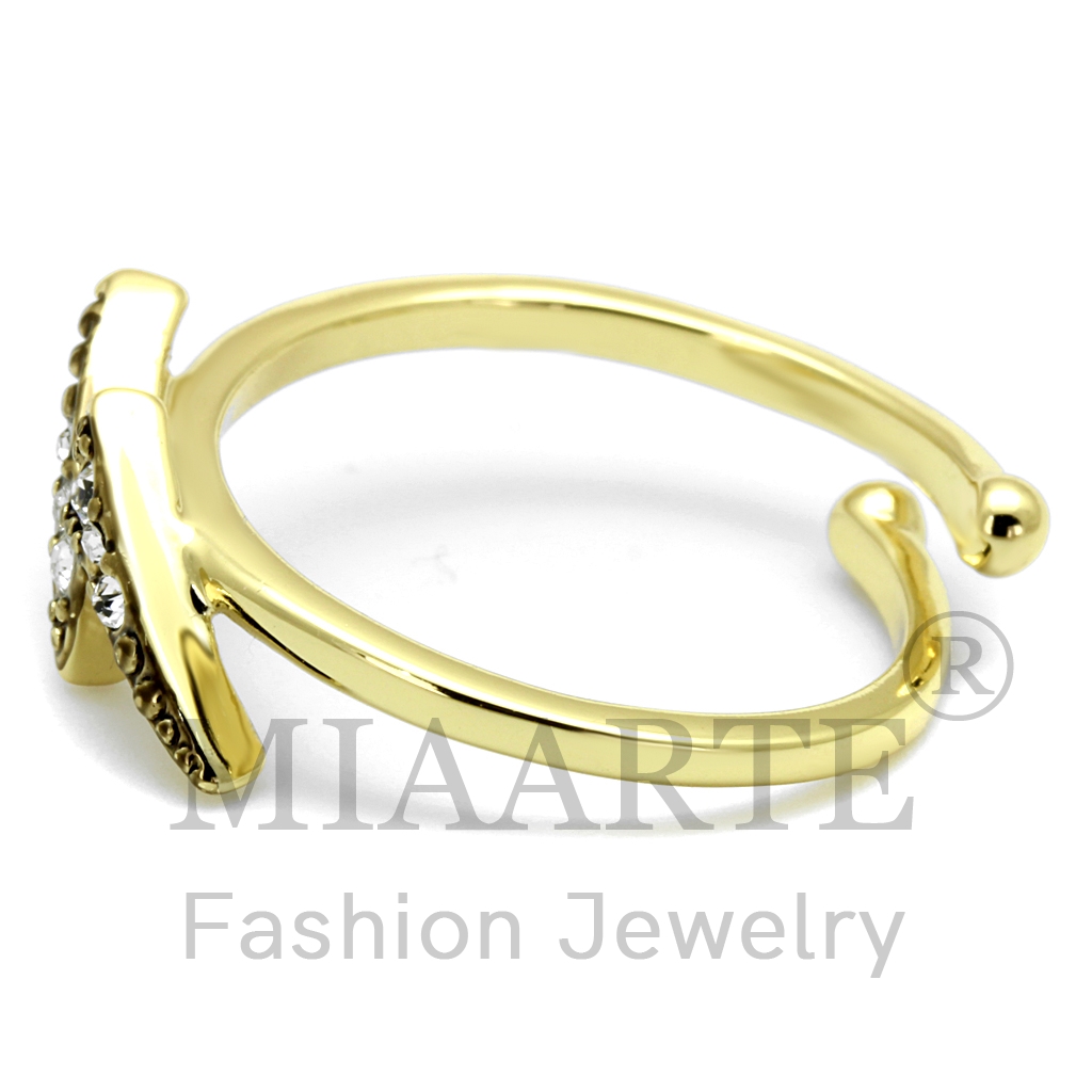 Flash GoldTop Grade CrystalRing