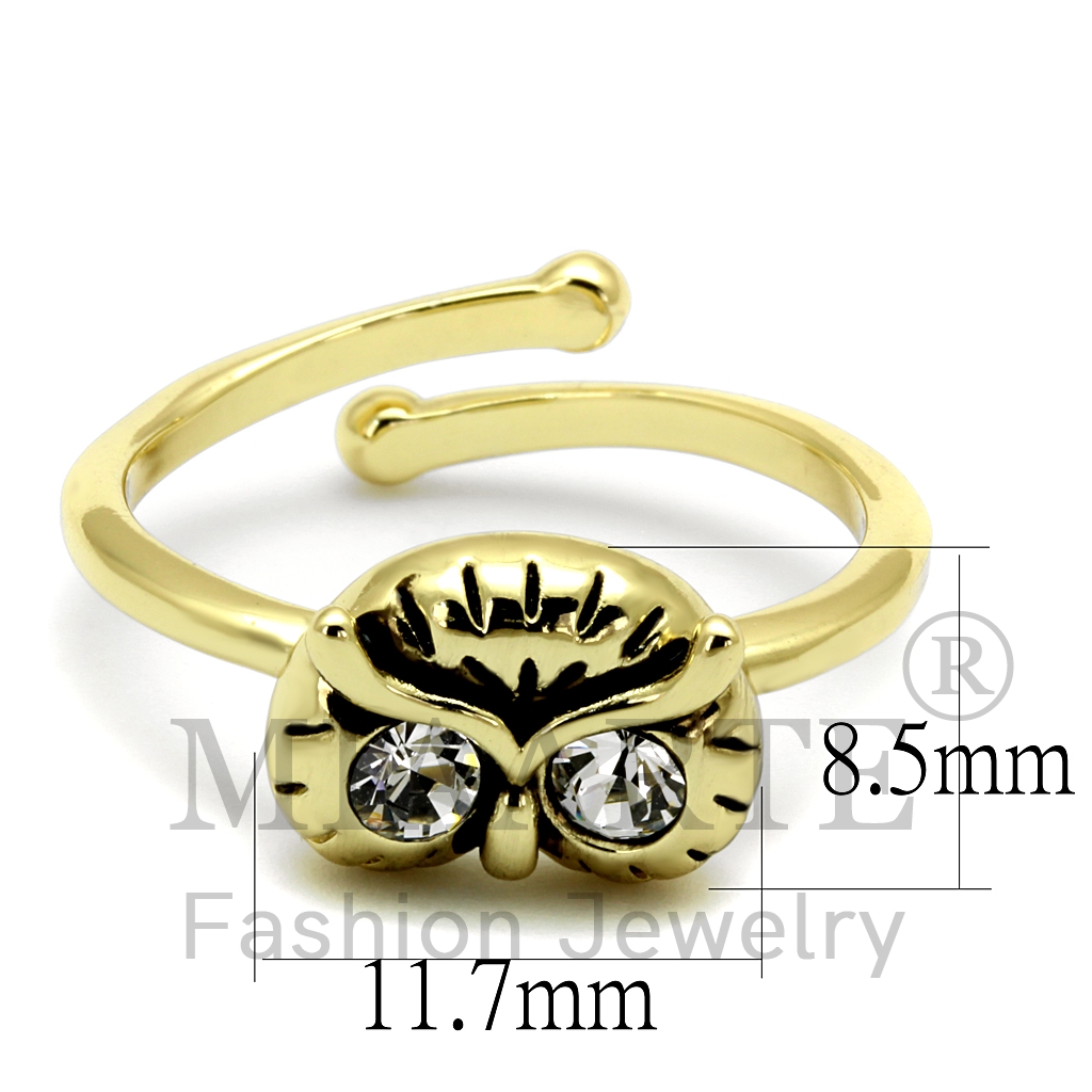 Flash GoldTop Grade CrystalRing