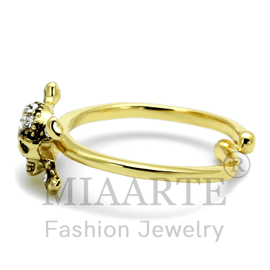 Flash GoldTop Grade CrystalRing