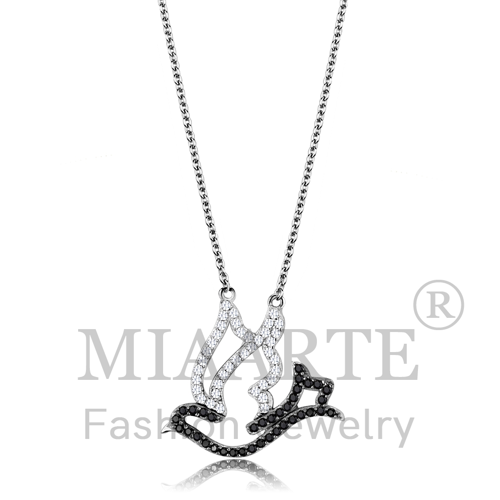 Sterling SilverAAA Grade CZChain Pendant