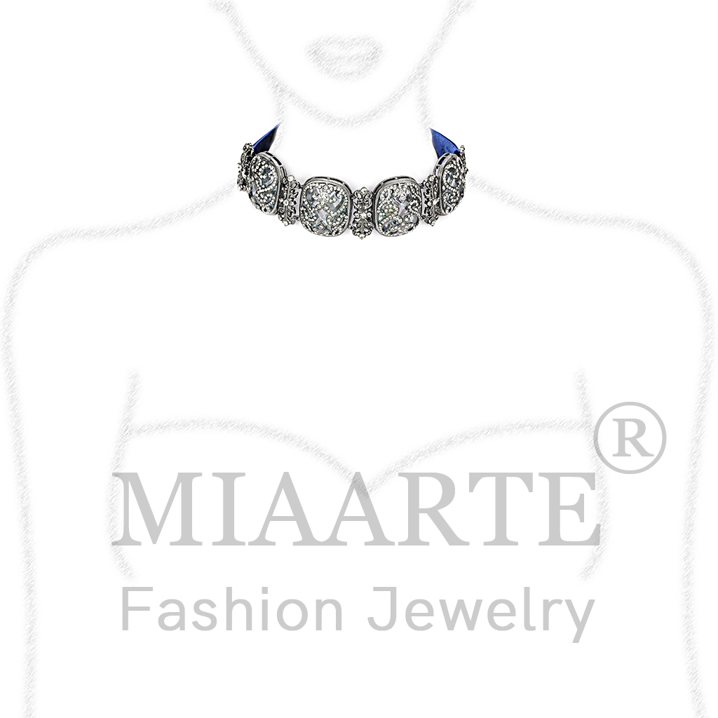 TIN Cobalt BlackAAA Grade CZNecklace