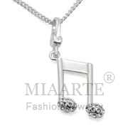Wholesale Top Grade Crystal, Clear, Silver Plated, Women, Sterling Silver, Chain Pendant