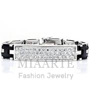 Wholesale AAA Grade CZ, Clear, Rhodium, Women, Sterling Silver, Bracelet