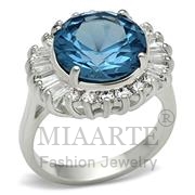 Wholesale Synthetic, London Blue, Silver Plated, Women, Sterling Silver, Ring