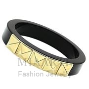 Wholesale Synthetic, Jet, IP Gold(Ion Plating), Women, Brass, Bangle