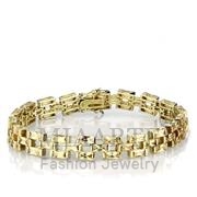 Wholesale AAA Grade CZ, Champagne, Gold, Women, Sterling Silver, Bracelet