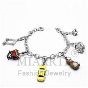 Wholesale Top Grade Crystal, Clear, Silver Plated, Women, Sterling Silver, Bracelet