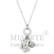 Wholesale AAA Grade CZ, MultiColor, Silver Plated, Women, Sterling Silver, Necklace