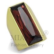 Wholesale Top Grade Crystal, Siam, Gold & phll, Women, Brass, Ring