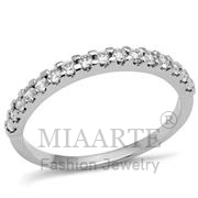 Wholesale AAA Grade CZ, Clear, Rhodium, Women, Brass, Ring