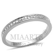 Wholesale AAA Grade CZ, Clear, Rhodium, Women, Brass, Ring