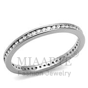 Wholesale AAA Grade CZ, Clear, Rhodium, Women, Brass, Ring