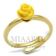 Wholesale Synthetic, Topaz, Flash Gold, Women, Brass, Ring