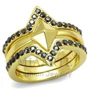 Wholesale Top Grade Crystal, Hematite, Gold, Women, Brass, Ring