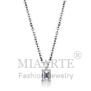 Wholesale AAA Grade CZ, Clear, Rhodium, Women, Brass, Chain Pendant