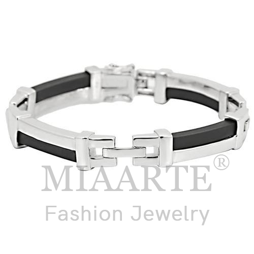 Bracelet,Sterling Silver,Rhodium,AAA Grade CZ,Clear