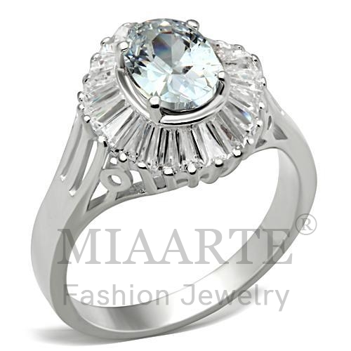 Ring,Sterling Silver,Silver Plated,AAA Grade CZ,Clear