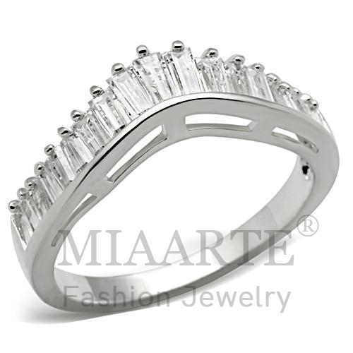 Ring,Sterling Silver,Silver Plated,AAA Grade CZ,Clear