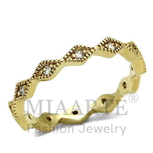 Ring,Brass,Gold,AAA Grade CZ,Clear