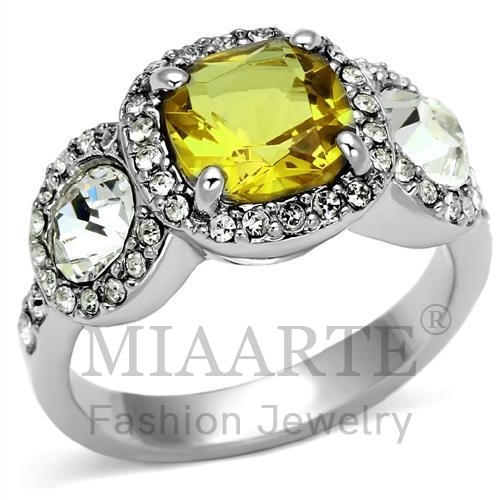 Ring,Brass,Rhodium,Synthetic,Topaz,Synthetic Glass