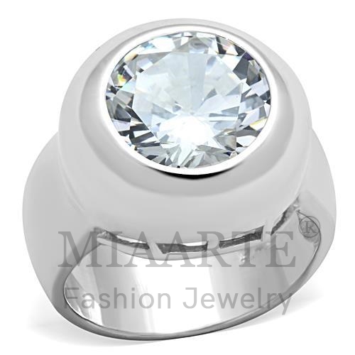 Ring,Sterling Silver,Silver Plated,AAA Grade CZ,Clear
