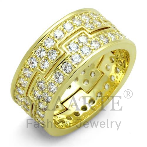 Ring,Brass,Gold,AAA Grade CZ,Clear