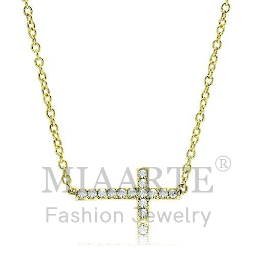 Chain Pendant,Brass,Flash Gold,Top Grade Crystal,Clear