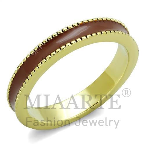 Ring,Brass,Gold,Epoxy,Brown