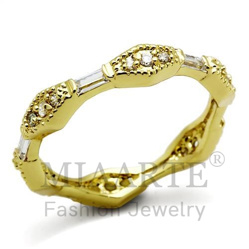 Ring,Brass,Gold,AAA Grade CZ,Clear