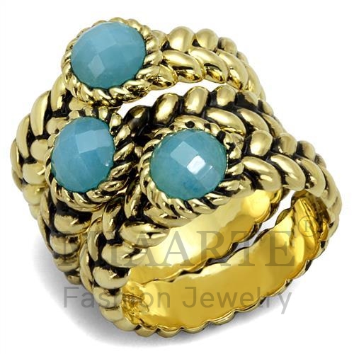 Ring,Brass,Gold,Synthetic,AquaMarine,CatEye