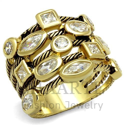 Ring,Brass,Gold,AAA Grade CZ,Clear