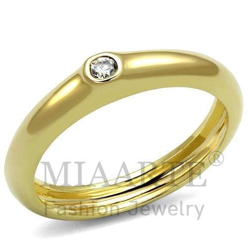 Ring,Brass,Gold,AAA Grade CZ,Clear