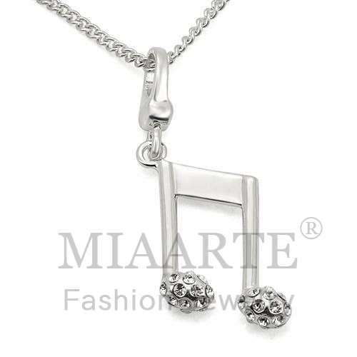 Sterling SilverTop Grade CrystalChain Pendant