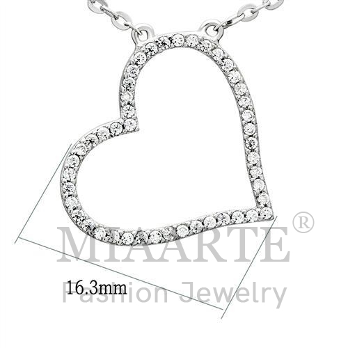 Sterling SilverAAA Grade CZChain Pendant