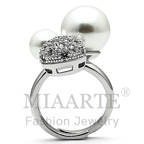 鍍白珍珠戒指