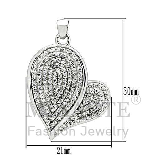 Sterling SilverAAA Grade CZChain Pendant