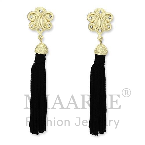 Gold & phllTop Grade CrystalEarrings