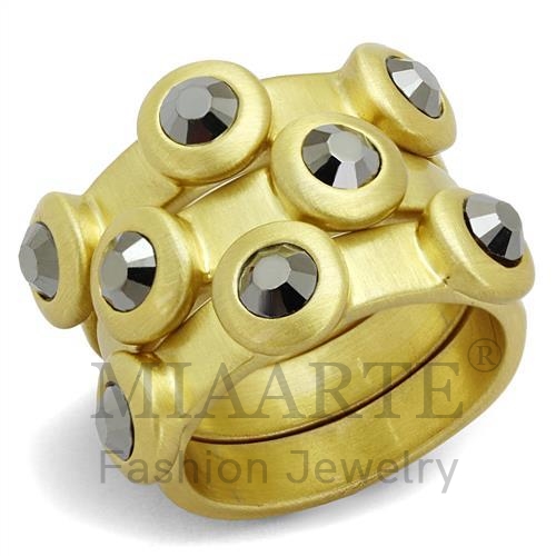 Gold & phllTop Grade CrystalRing