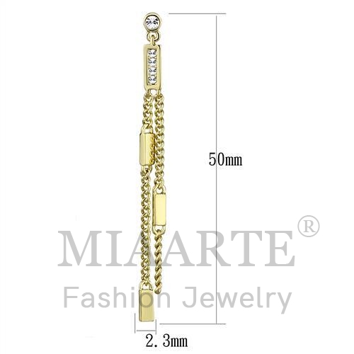 GoldTop Grade CrystalEarrings