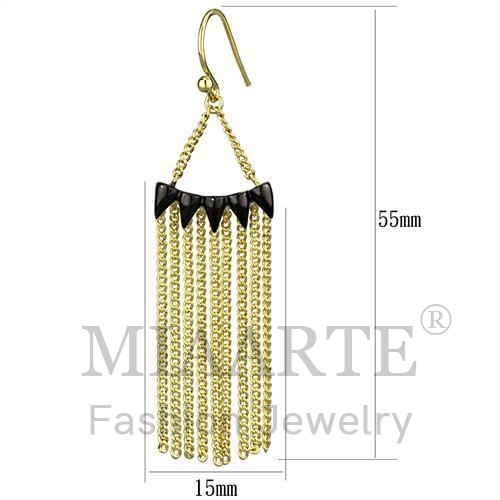 Gold & RutheniumTop Grade CrystalEarrings