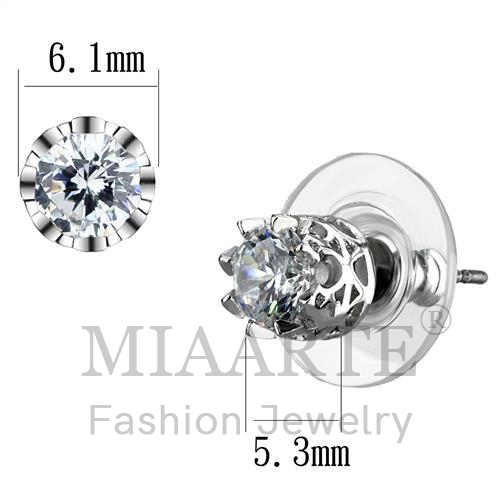 RhodiumAAA Grade CZEarrings